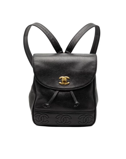 Pre-Loved by Azura Reborn - Pre-Loved Caviar Triple CC Backpack