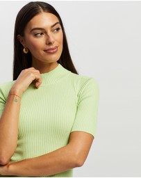 White By FTL - Gena Rib Top
