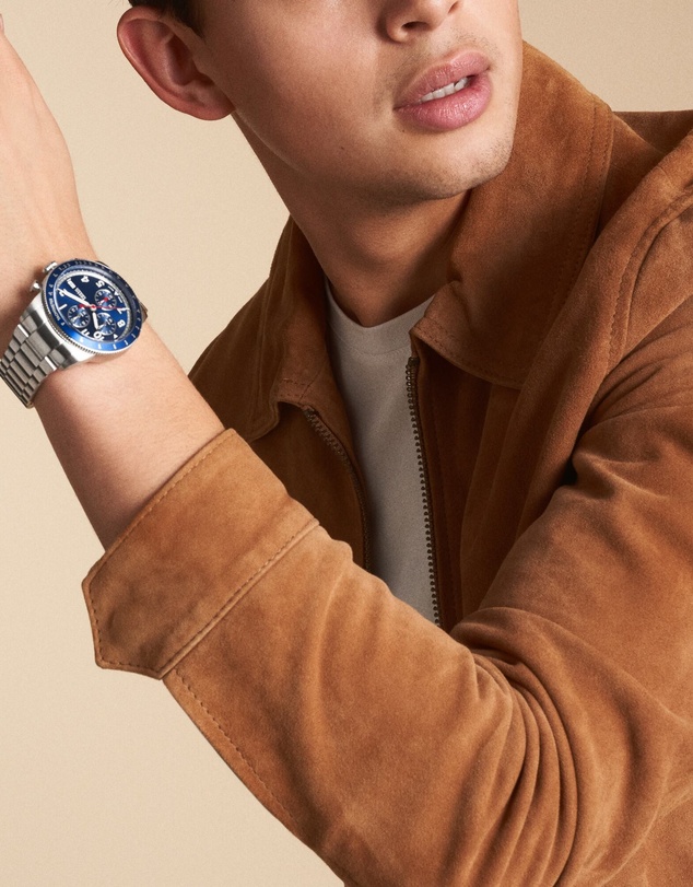Fossil - Sport Tourer Silver Tone Chronograph Watch