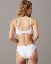 Calvin Klein - Archive Rib Triangle Bikini Top