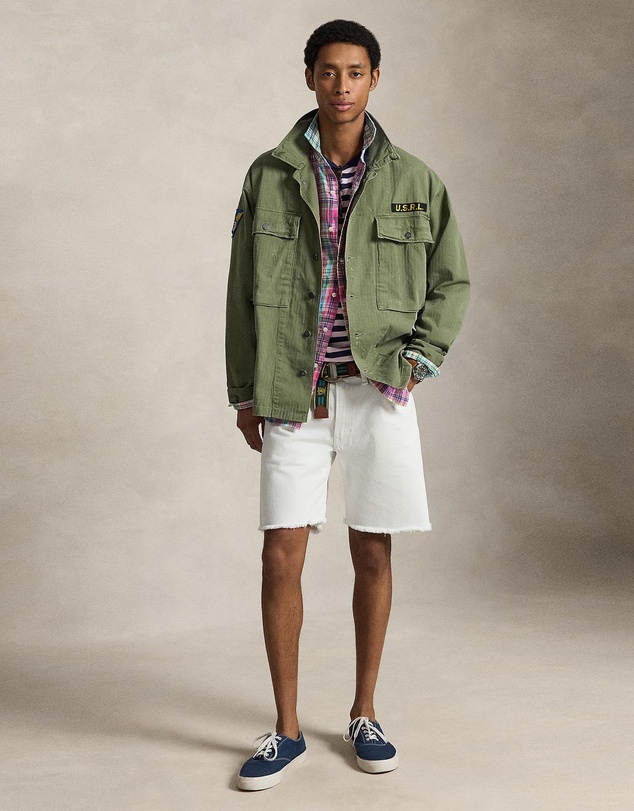 Polo Ralph Lauren - Relaxed Fit Herringbone Twill Overshirt - ICONIC EXCLUSIVE