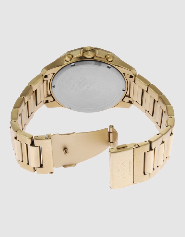 Armani Exchange - Gold Tone Chronograph Watch