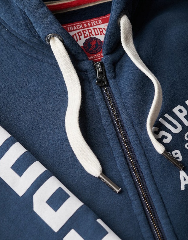 Superdry - Track & Field Graphic Ziphood