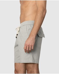 Mosmann - Travis Casual Shorts - Stone Grey
