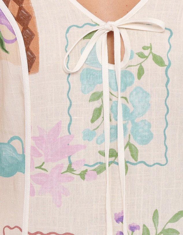 Petal & Pup - Narelle Mini Dress - Lilac Floral