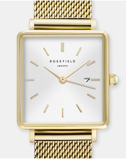 Rosefield - The Boxy - Gold Tone Mesh