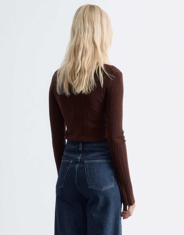 & Other Stories - Rib-Knit Wool Boatneck Top