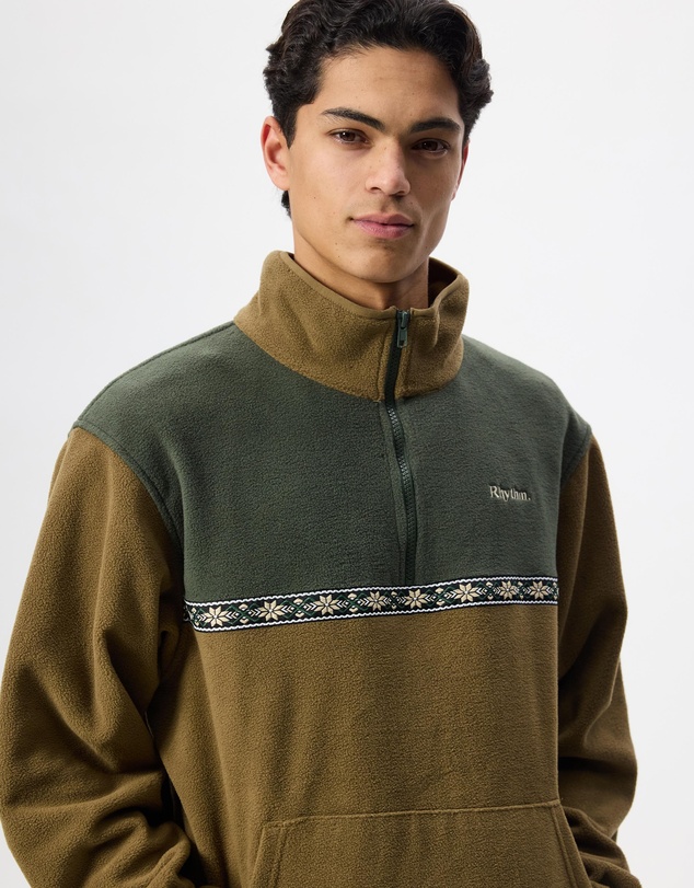 Rhythm - Alder Half Zip Pullover