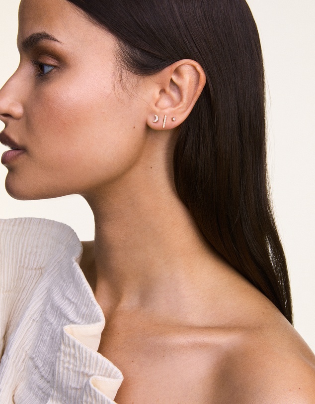Daniel Wellington - Micro Earring Crystal Bar Stud