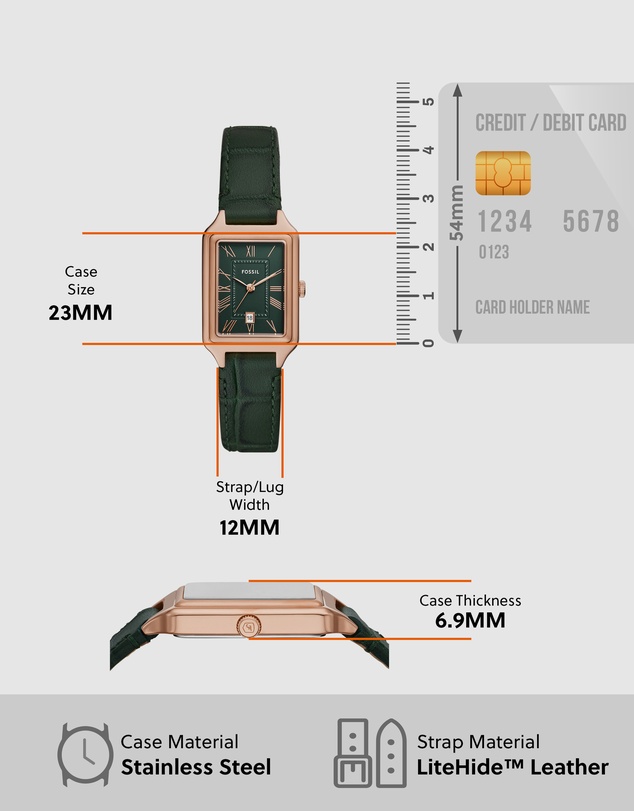 Fossil - Raquel Green Analogue Watch