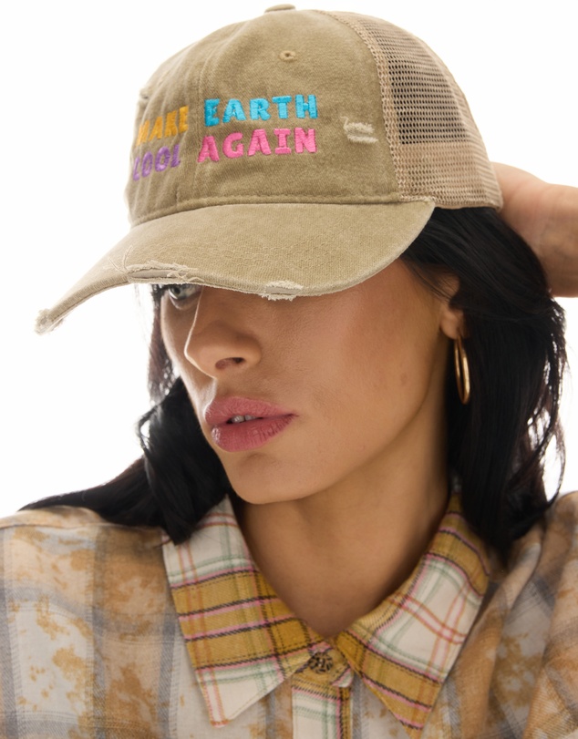 THE TALES - Make Earth Cool Again Destroyed Trucker Cap
