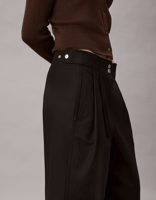 Calvin Klein - Adjustable Wide Leg Chino Pants
