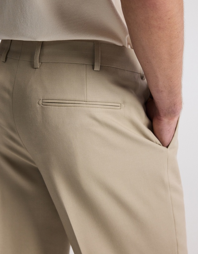 Calibre - Straight Leg Wool Pants Sand