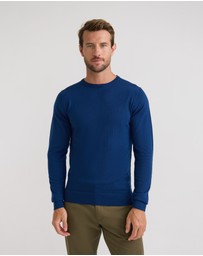 Oxford - Crew Neck Pure Wool Pullover