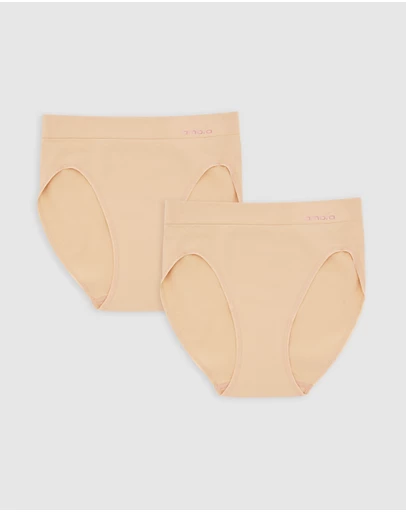 Ambra - 2 Pack Bondi Bare Hi Cut Brief