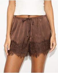 Dazie - Camille Lace Shorts