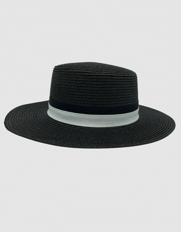 Jacaru - Jacaru 1882 Boater Hat Black