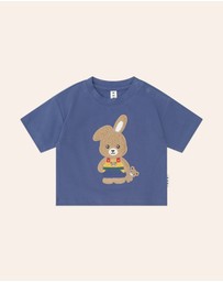 Huxbaby - Colour Block Bunny Tee - Babies-Kids