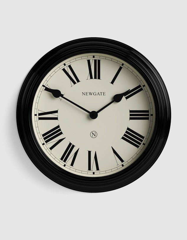 Newgate - Newgate Notting Hill Wall Clock-Black