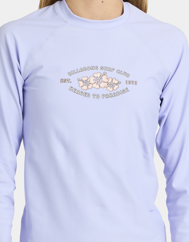 Billabong Kids - Girls 6 to 16 Surf Club Long Sleeve Rash Vest