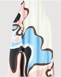 Revibe - Repaired Rebecca Vallance Barbados Breeze Halter Maxi Dress - AU 6