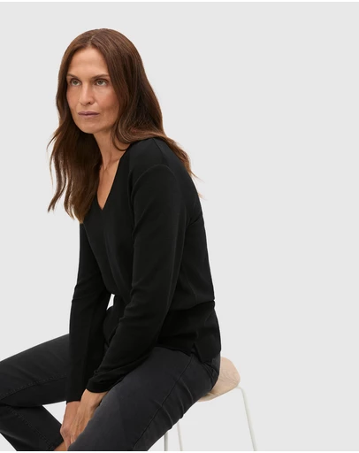 Seed Heritage - Australian Merino V Neck Top