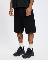 S Double - Embroidered 5 Pocket Shorts