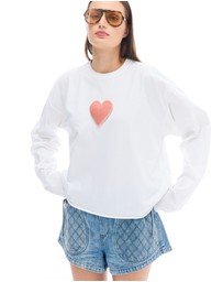 THE TALES - We Love Velvet Heart Long Sleeve Tee