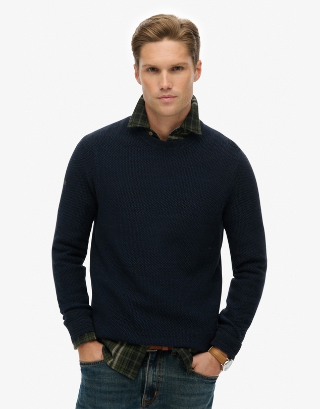 Superdry - Light Weight Cotton Texture Jumper