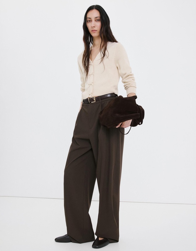 M.N.G - Knitted Cardigan With Ties