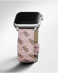 GUESS - Guess Apple Band - Pink Quattro Logo Textured 38-40mm