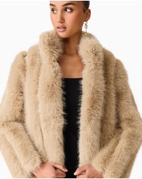 Elliatt - Faux Fur Maxi Coat