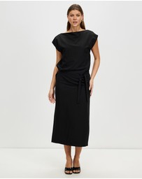 Third Form - Paradigm Belted Maxi Dress