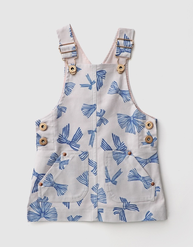 WITH LOVE FOR KIDS - Hazel Denim Pinafore Dress - Babies - Kids