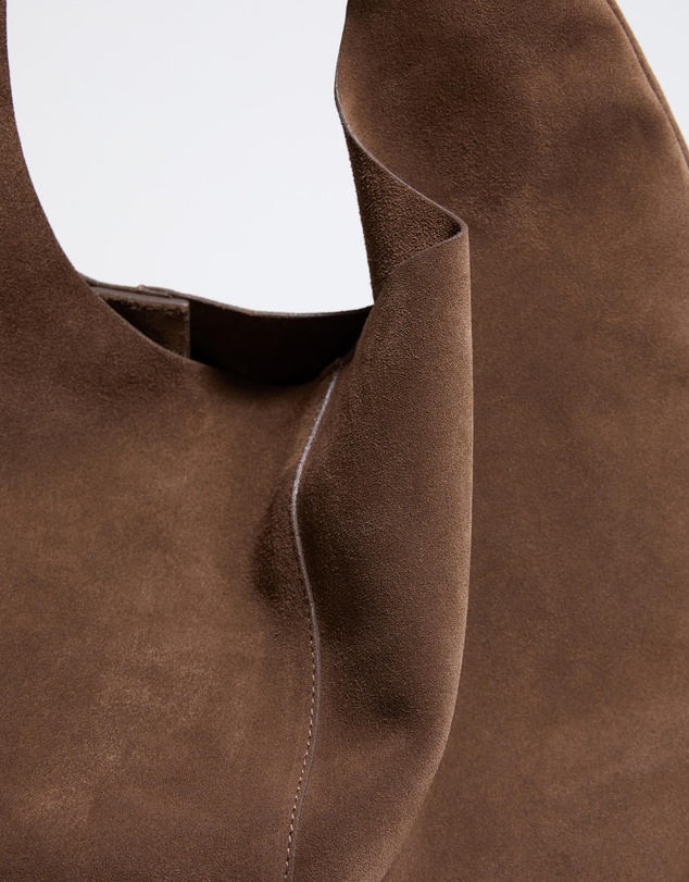 & Other Stories - Large Suede Tote - Brown