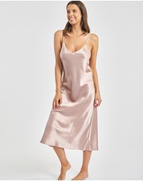 Love and Lustre - Silk Slip 3/4 Length
