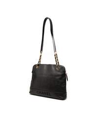 Pre-Loved by Azura Reborn - Pre-Loved Caviar Logo Chain Shoulder Bag