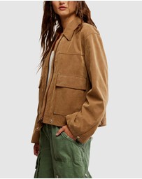 Free People - Blair Vegan Suede Jacket