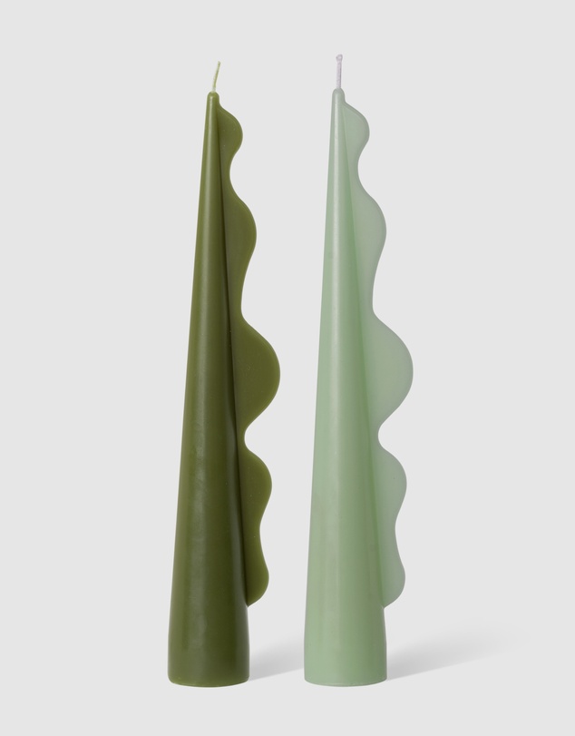 Black Blaze - Seaweed Pillar Candle