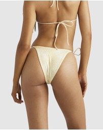 RVCA - Floral Collage Medium Tie Side Bikini Bottoms