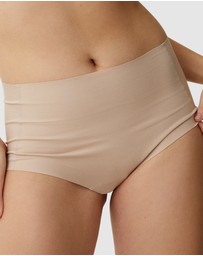 Naturana - Cotton & Modal Seamless High Waist Brief