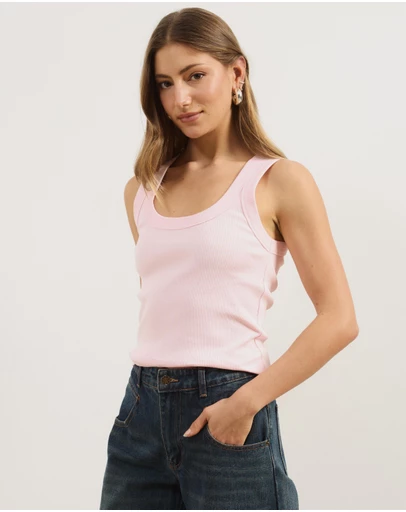 Atmos&Here - Organic Cotton Scoop Tank