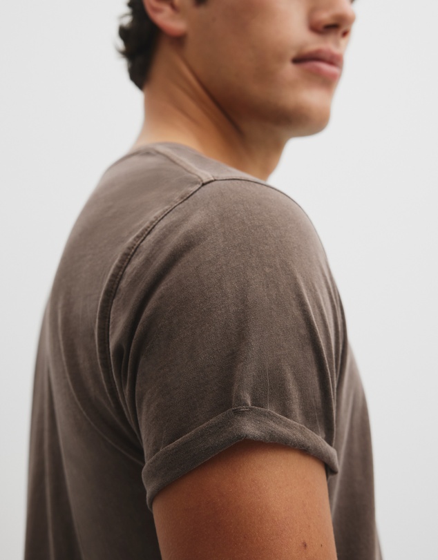 Country Road - Australian Cotton Longline Garment Dye T-shirt