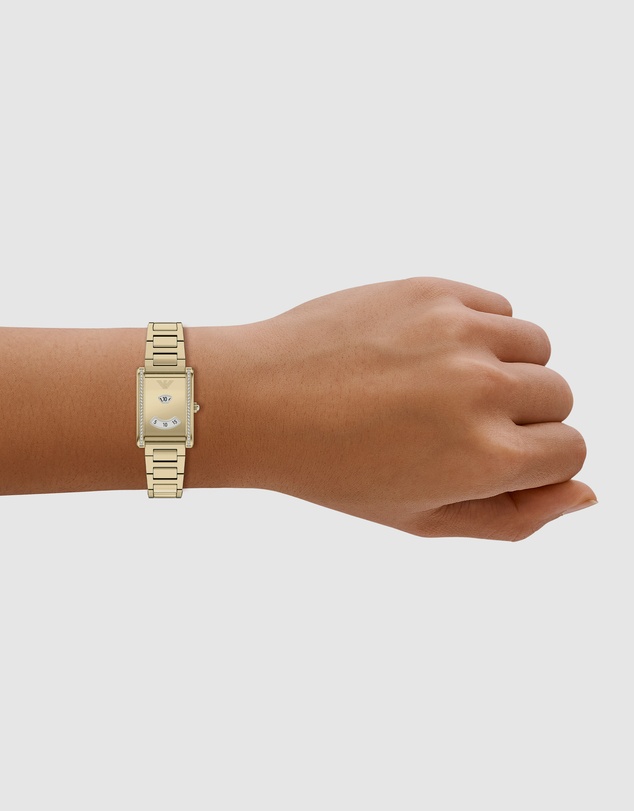 Emporio Armani - Gold Tone Analogue Watch