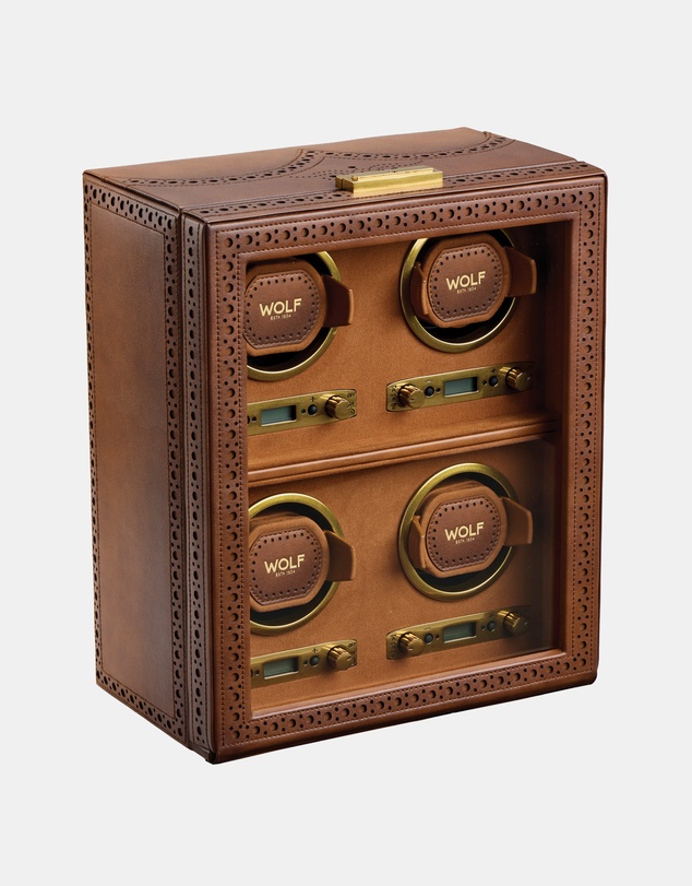Wolf - WOLF Brogue 4 Piece Watch Winder