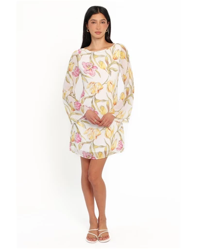 Petal & Pup - Wynona Mini Dress - Yellow Floral