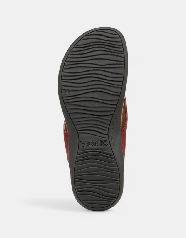 Vionic - Bella Toe Post Sandal - Syrah