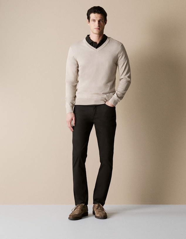 Trenery - Classic Pique Polo in Black