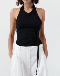 St. Agni - Soft Jersey Halter Top