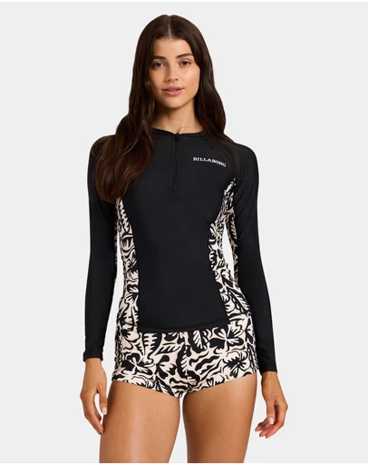 Billabong - Womens Wave Tribe Reef Long Sleeve Rashguard